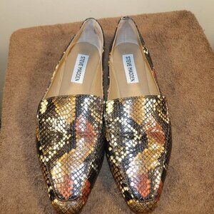 Steve Madden Vegan Croc Leather " Gemmy" Loafers Sz 6M